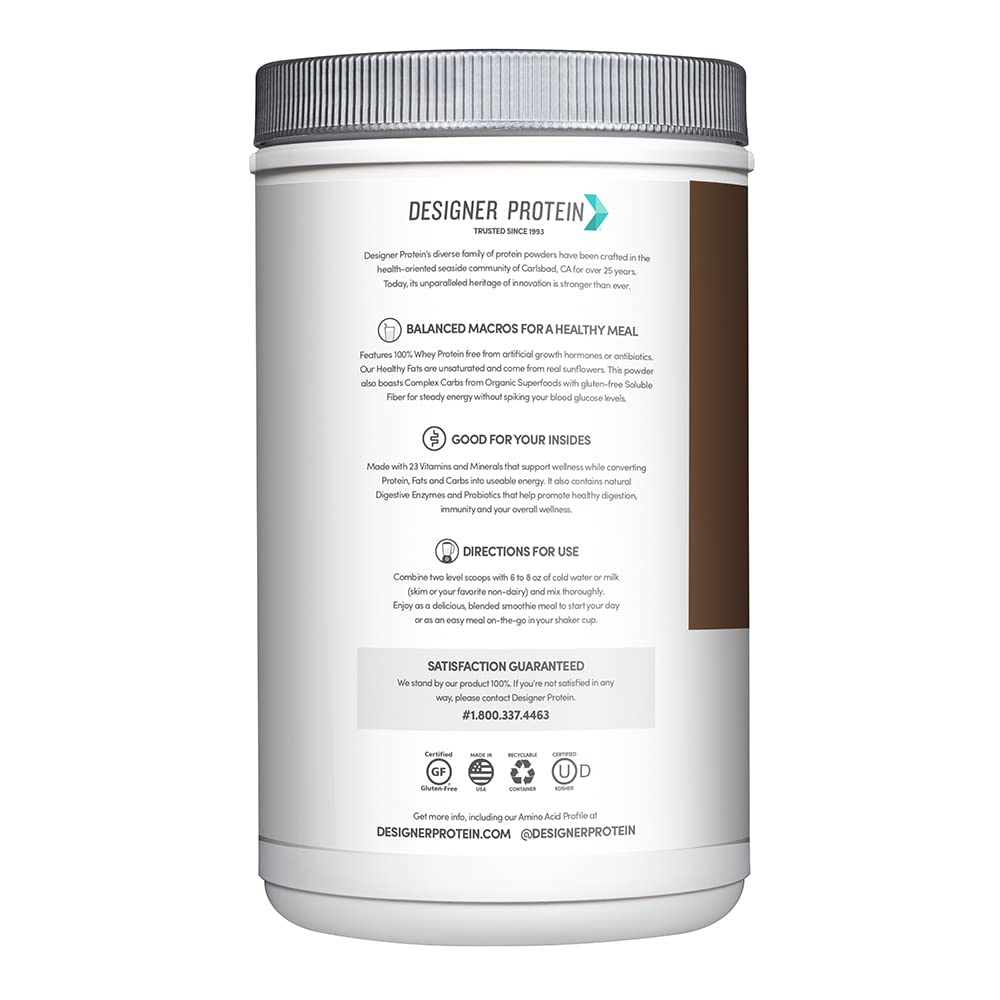 Designer Wellness, Designer Whey Protein Meal Powder with Vitamins, Minerals, and Organ