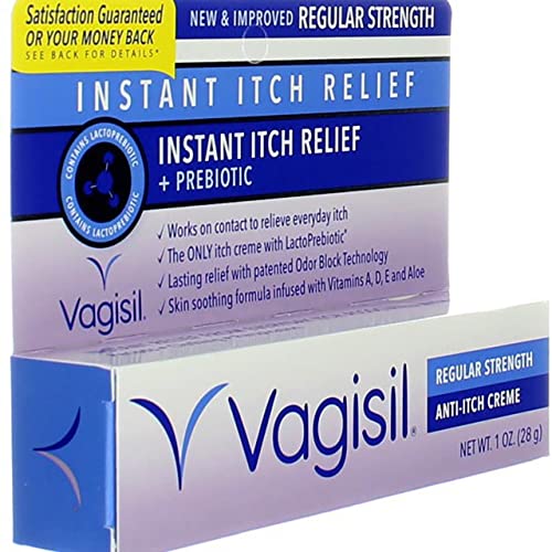 Vagisil Anti-Itch Creme Original Strength 1 oz (Pack of 5)