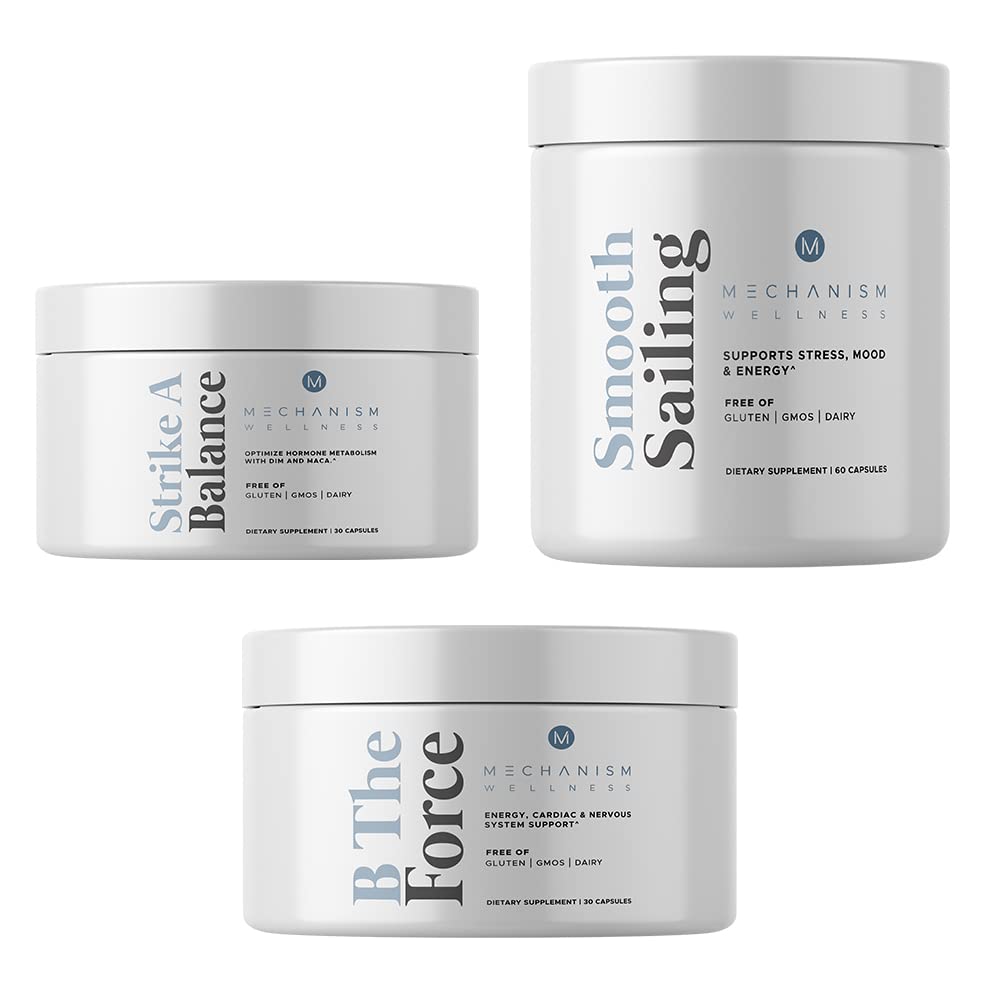 Mechanism Wellness Post-Menopausal Support Supplements - Hormonal Balance, Vitamin B12 1000mcg