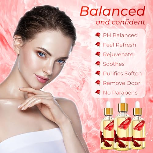 2PCS Yoni Oil Organic Feminine Oil Vaginal Moisturizer - Ph Balance for Women - Feminine Deodorant