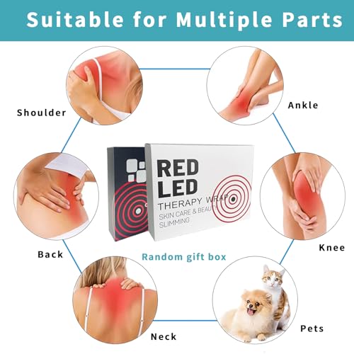 RJOYBAO Red Light Therapy Infrared Light Therapy Belt for Body,Red Light Therapy lamp