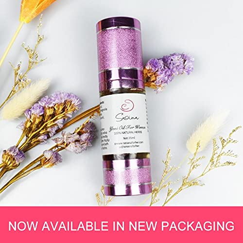 SASÁNA All Natural Feminine Spray - Effective Relief from Dryness, BV, Itch - 100% Organic Yoni Oil