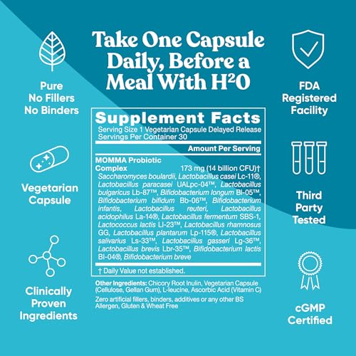 Natural Prenatal Bundle – Glow Prenatal Multivitamin – Momma Probiotics for Mom & Baby