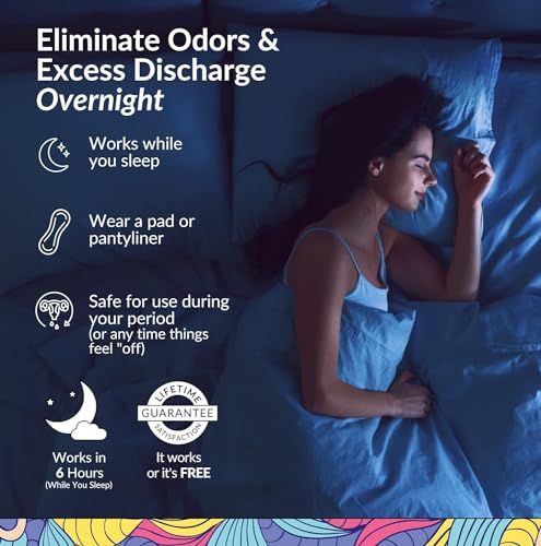 Flower Power Vegan Boric Acid Suppositories - 30 Capsules - 600mg for Vaginal Odor and pH Balance