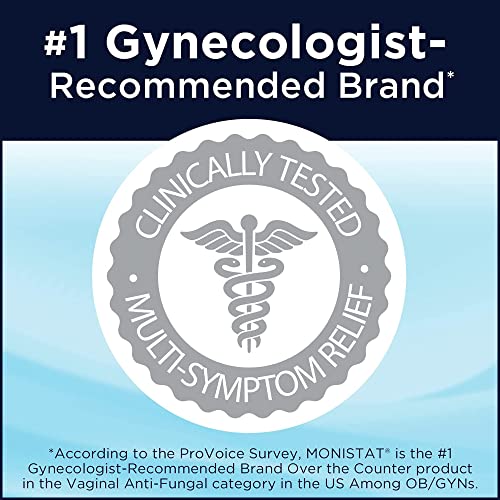 Monistat 1 Day Yeast Infection Treatment for Women, 1 Miconazole Ovule Insert & External Monistat Anti-Itch
