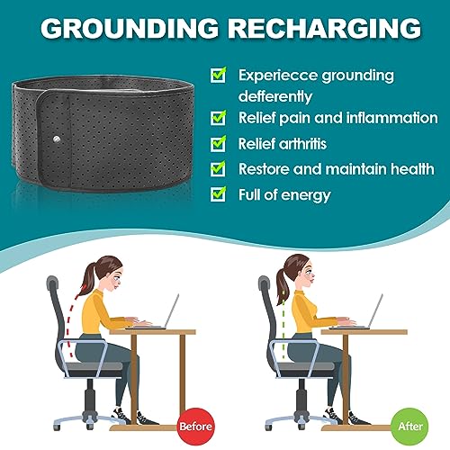 SZDMDISLET Grounding Back Support for Sleep, Energy, Pain Relief, Inflammation, Balance