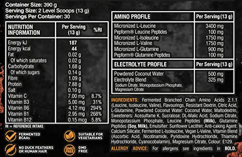 Grenade Defend BCAA Powder, Strawberry Mango, 390 g (7 g BCAA's Per Serving