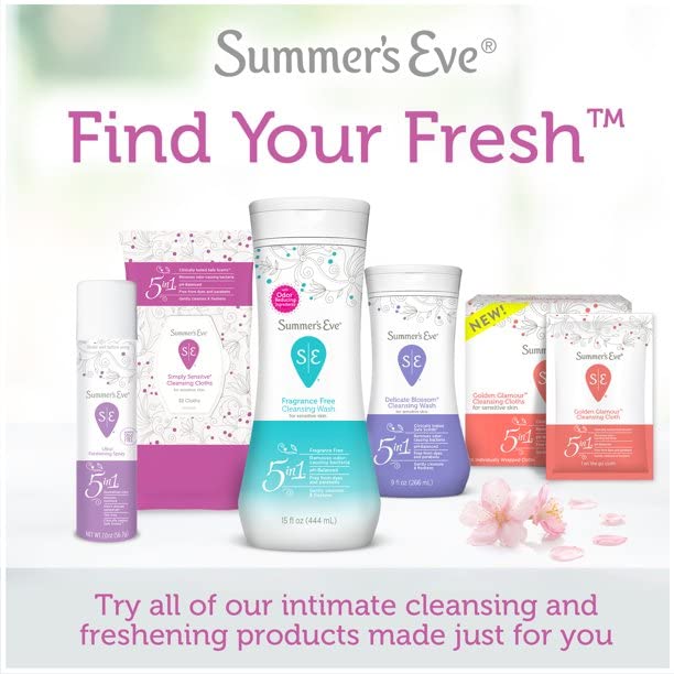 Summer's Eve Cleansing Cloth Simply Sensitive, 3 Count