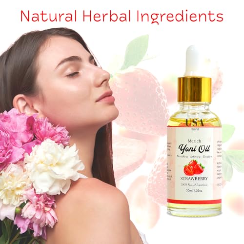 MERICH Natural Yoni Oil | Feminine Yoni Detox Oil | Naturally Scented Vaginal Oil | Restores pH Balance