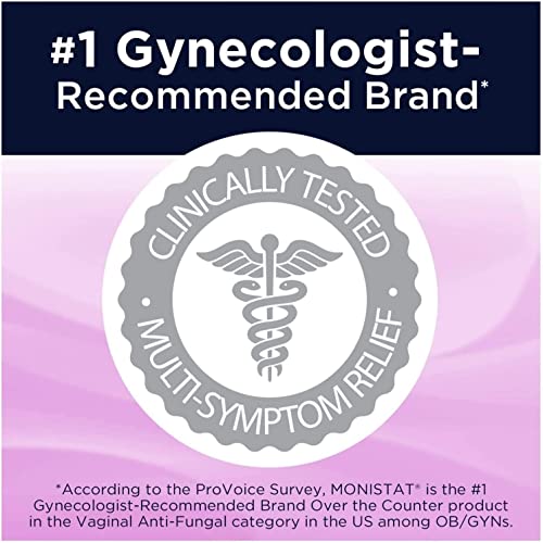 Monistat 7 Simple Cure Feminine Antifungal Cream with RX Strength Cream, 7 Day Treatment Cream