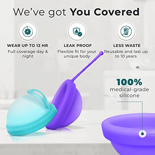 EcoBlossom Reusable Menstrual Disc with Removal String - The Most Reliable Medical Grade Silicone