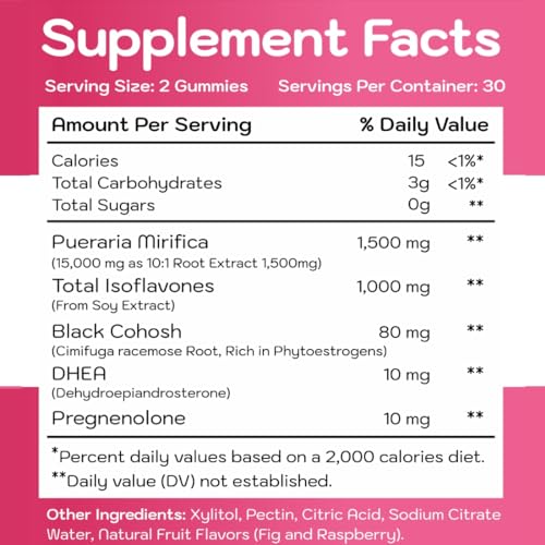 Holistic MD HRT for Transgender MTF Hormones pueraria mirifica 1,500 mg - Breast for Women LGBT