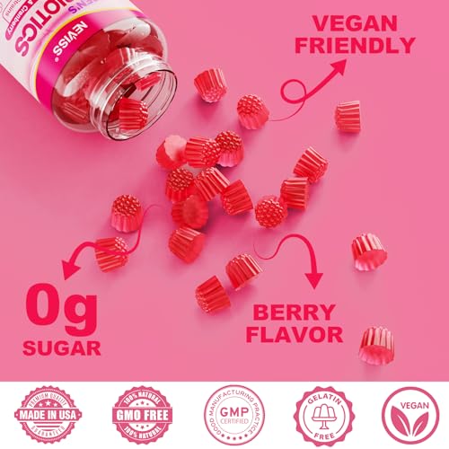 Probiotics for Women Gummies, Sugar Free Vaginal Probiotics 50 Billion CFU 10 Strains w/ Cranberry