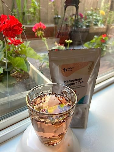 1Balance Living Menopause Support Tea: Cooling Hibiscus Mint, Perimenopause