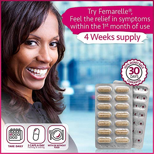 Femarelle Recharge - Non Hormonal Natural Menopause Supplements for Women -1 Month Supply