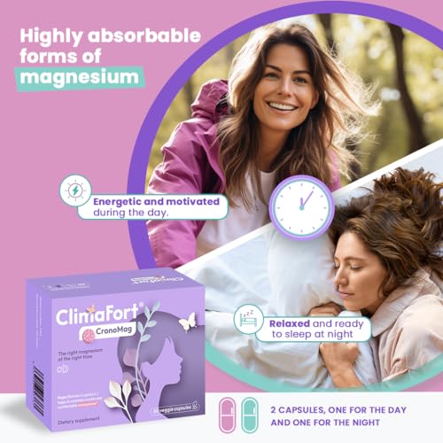 ClimaFort® CronoMag | Magnesium for Women in Menopause | The Right Magnesium at The Right time
