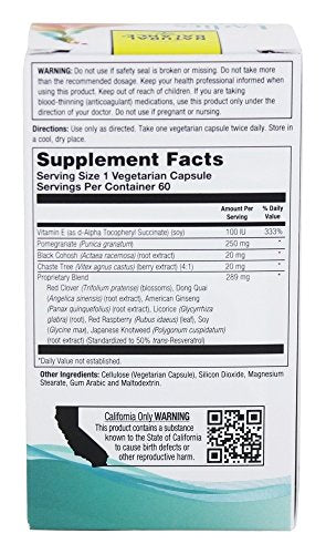 Natural Balance Ladies Choice Menopause Support | Hormone Balance Formula with PhytoEstrogens