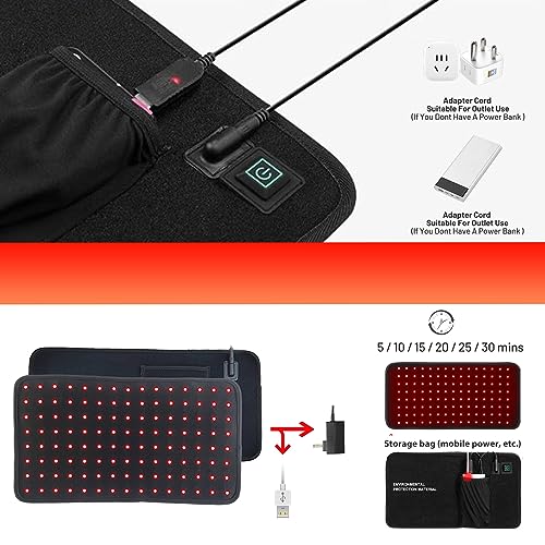 Red Light Therapy Infrared Light Therapy for Muscle Pain Relief and Inflammation Red Light Therapy Belt