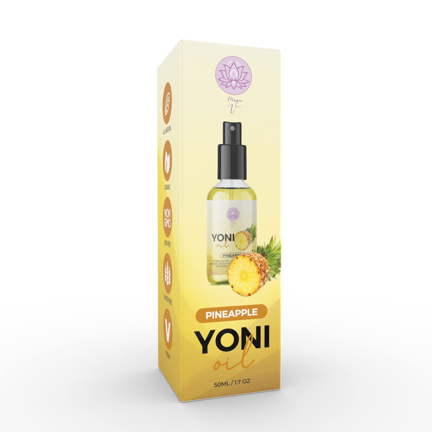 Magic V Steam V Yoni Oil Spray Organic Feminine Oil Vaginal Moisturizer For Wetness