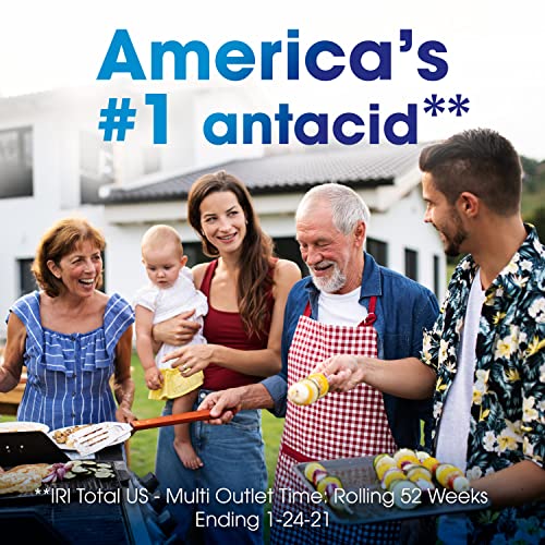 TUMS Antacid Chewable Tablets, Extra Strength for Heartburn Relief, Assorted Fruit