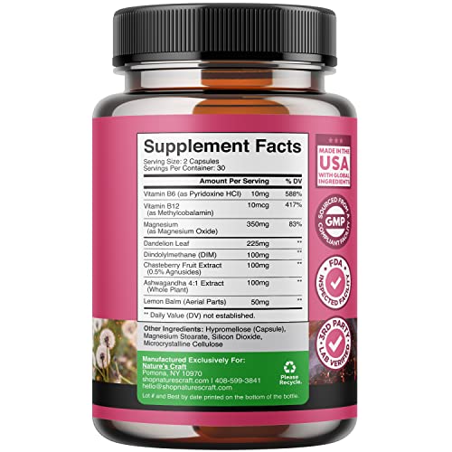 Herbal Hormone Balance for Women Bundle - Feminine Health Complex for PMS Relief and Thyroid Support