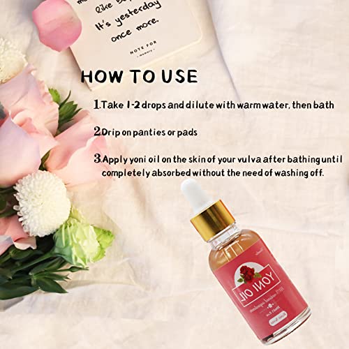 Yoni Soap Bars Vaginal Wash & Natural Yoni Oil Set Of 3, Ph Balance Eliminates Odor for Women