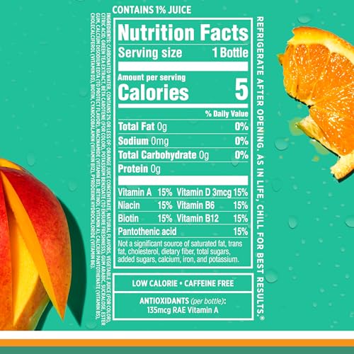 Sparkling Ice, Orange Mango Sparkling Water, Zero Sugar Flavored Water, with Vitamins