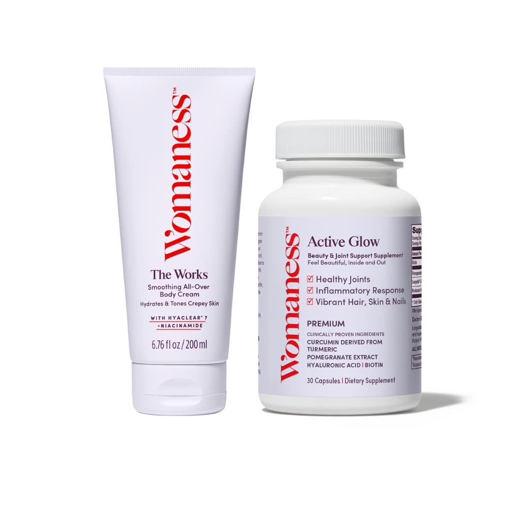 Womaness Summer Skin Bundle - The Works - Menopause Support Skincare Hydrating Body Lotion