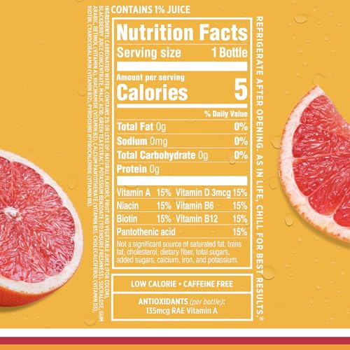 Sparkling Ice, Pink Grapefruit Sparkling Water, Zero Sugar Flavored Water, with Antioxidants