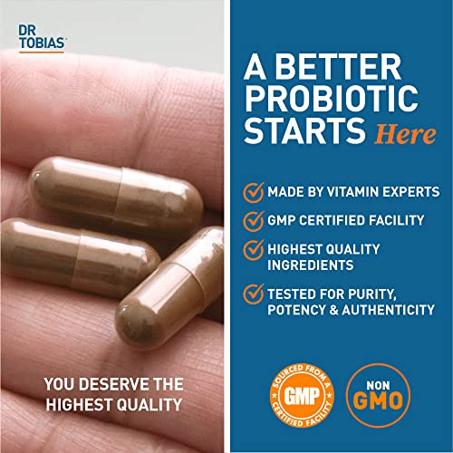 Dr. Tobias Probiotics 30 Billion, 10 Strains, 30 Billion CFU's, Targeted Release Probiotics