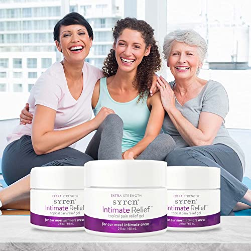 Syren Intimate Relief - Intimate Pain Relieving Gel - Relieves Vulva Pain, Throbbing, Spasms, Vaginal Dryness