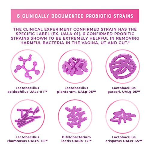 NutriCelebrity NutriFlora-Pro Probiotics for Women - Support Vaginal, Urinary Health (UTI)