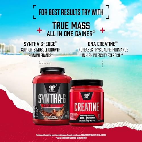 BSN True Mass All-In-One Gainer Protein and Carbohydrate Powder with Creatine