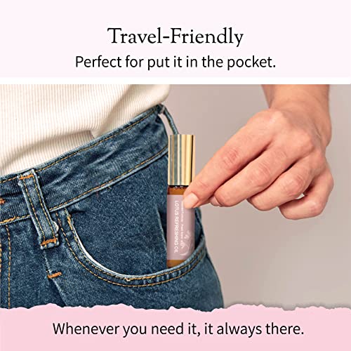 Don Du Ciel Organic and Kid-Friendly Lotus Essential Oil Blend Roll On for Stress Relief and Itch Relief