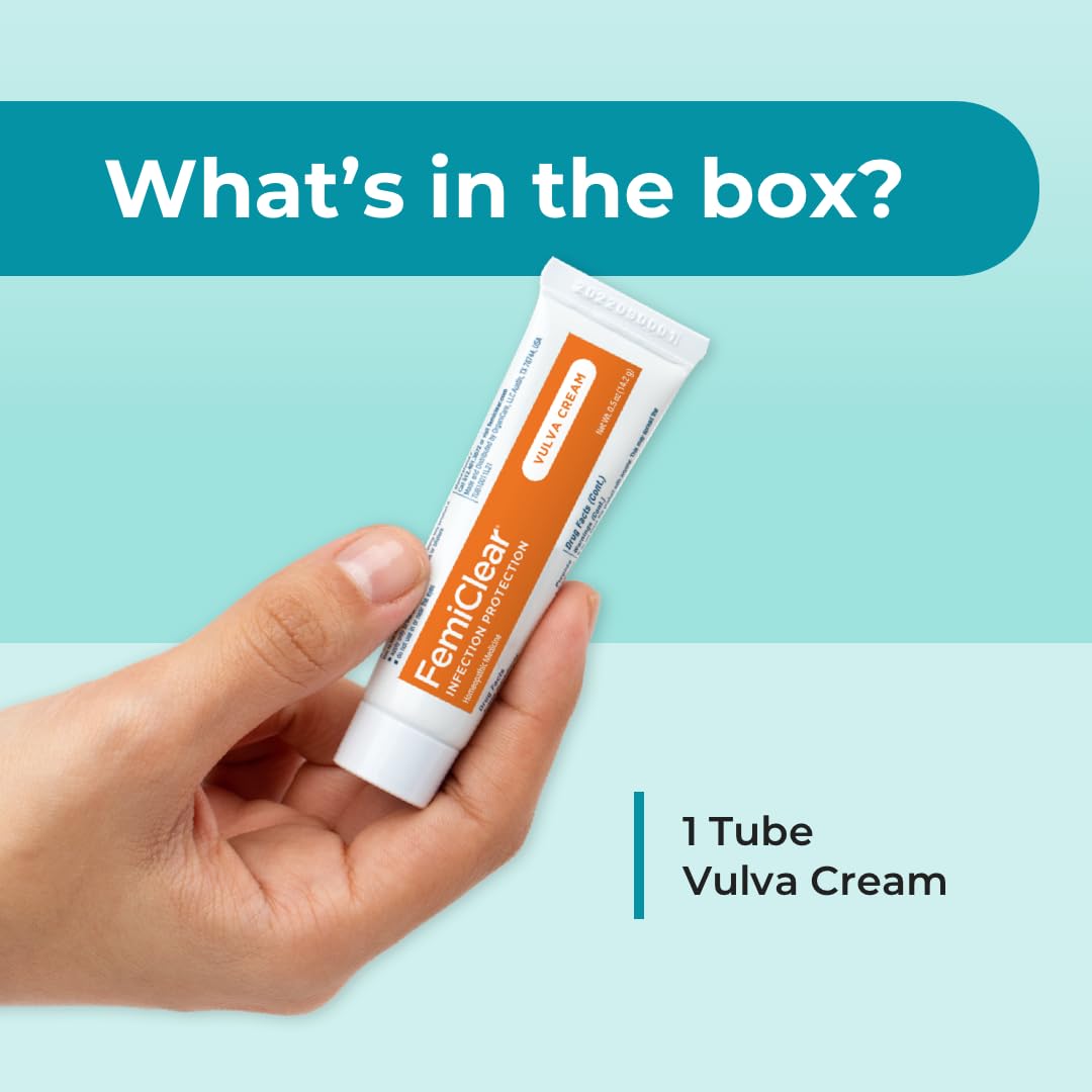 FemiClear Infection Protection Vulva Cream, Protection Against Urinary Tract Infections