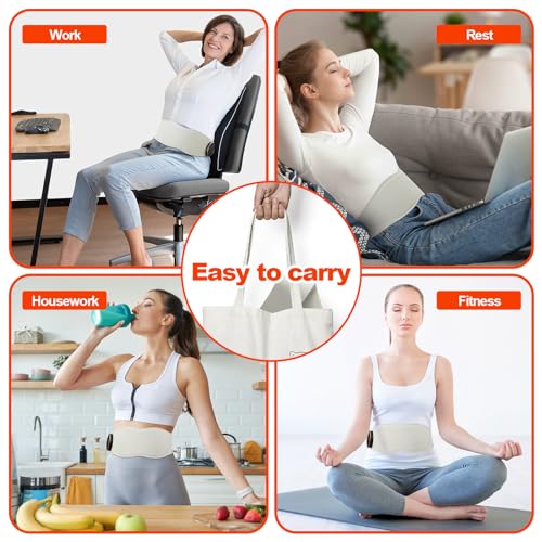 Red Light Therapy Belt Vibrating for Muscle Recovery and Pain Relief