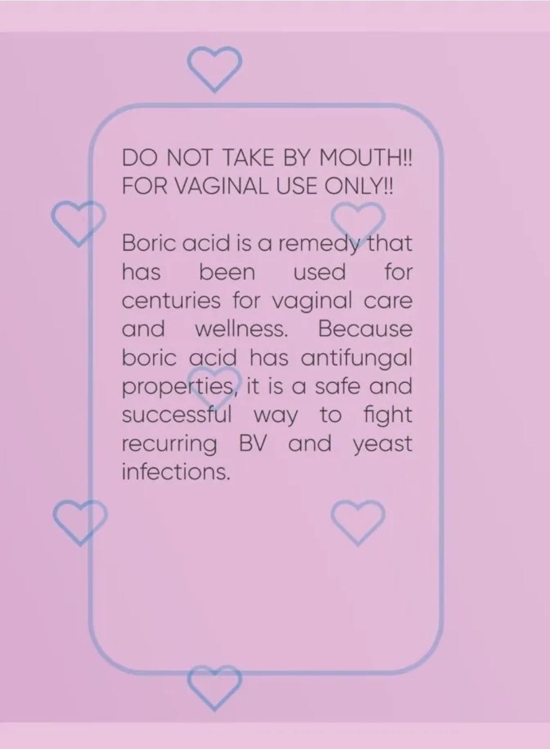 HerSheMe Boric Acid Vaginal Suppositories