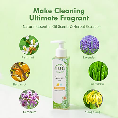 Feminine Wash+Panties Stain Remover Detergent - Natural Essential Oil Scent Vaginal Wash Women