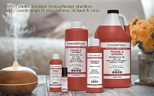 Frankincense & Myrrh 4 oz. Fragrance Oil I Perfume I Skin Oil I Scented Oil. DIY Projects Such as Candles