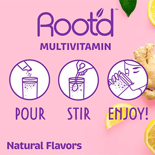 Rootd - Powder Prenatal Vitamin - Pregnancy Multivitamin with 25 Vitamins & Minerals A, C, D, E