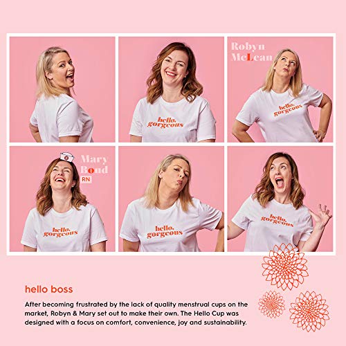 The Hello Cup Extra Small Menstrual Cup, BPA Free, Reusable, Hypoallergenic, Recyclable