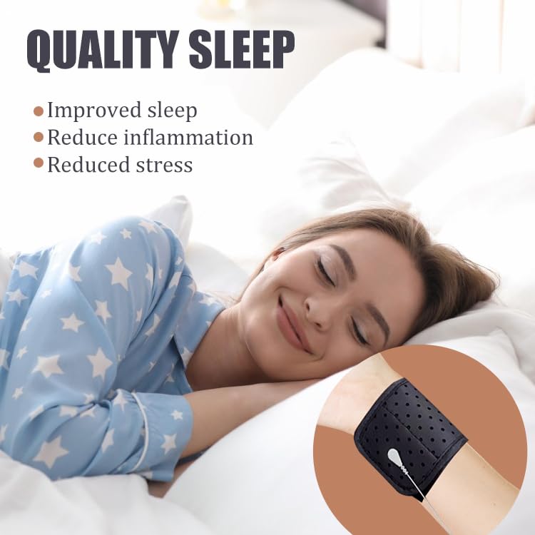 WAUZOBLE Grounding Wrist Strap, Ground Strap with 15 Ft Grounding Cord, Grounding Therapy Band