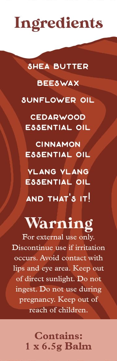 Essential Oils Balm Stick | Grounded Thought Aromatherapy Balm | All Natural Body Balm