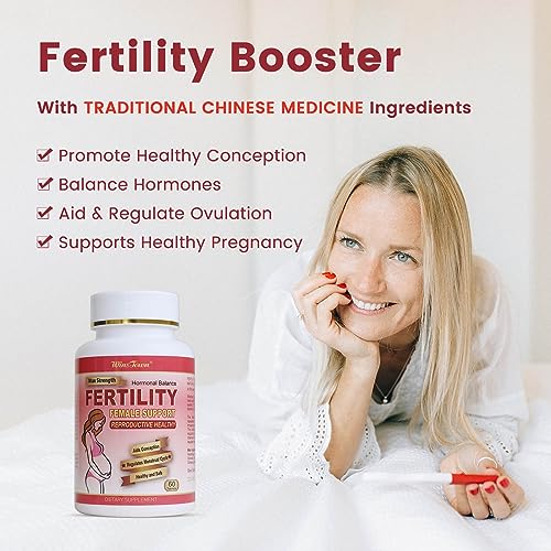 Wins Town Fertility Tablet for Women with Prenatal Vitamins, Female Fertility Supplement
