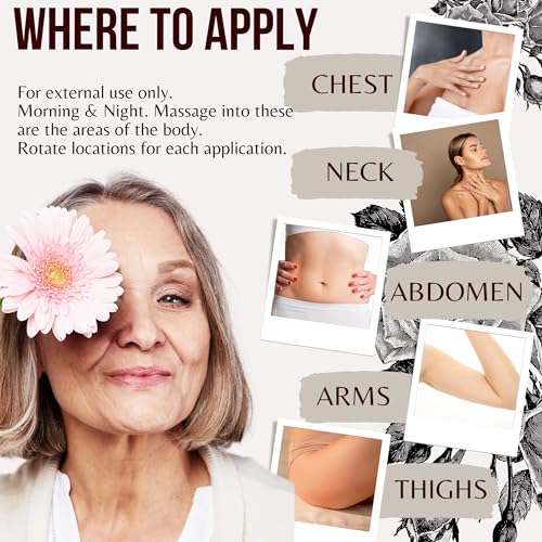 WILD YAM CREAM for Hormone Balance For Women 4.5 oz 115 serv - Barbara O'neill Recomended Potency