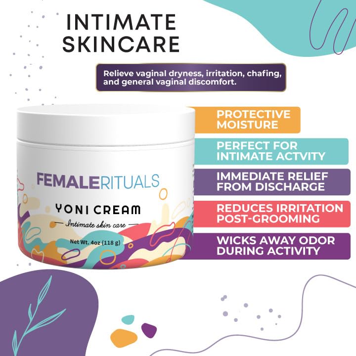 FEMALE RITUALS Vulva Moisturizing Cream - Vulva Care Balm - Clinically Tested Vaginal Moisturizer