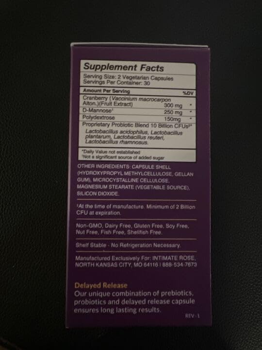 Intimate Rose Combo Pack! Flora Bloom Probiotics for Women (One Bottle) and Boric Balance Boric Acid