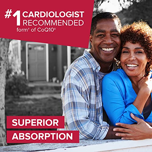 Qunol Mega Ubiquinol CoQ10 100mg Softgels- Superior Absorption - Active form