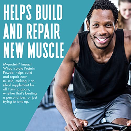 Myprotein Impact Whey Isolate Protein Powder, Gluten Free Protein Powder, Muscle Mass