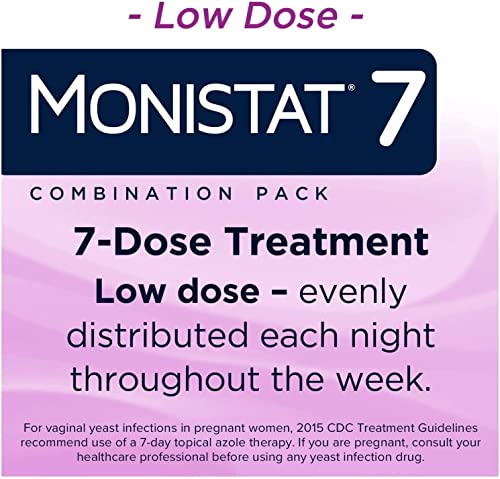 Monistat 7 Simple Cure Feminine Antifungal Cream with RX Strength Cream, 7 Day Treatment Cream